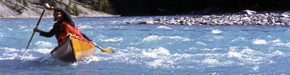 Jean Chandler on the Gataga River BC