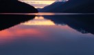 Beautiful sunset on Issac Lake